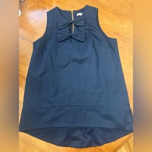 Ted Baker Navy Top with Gold Zipper